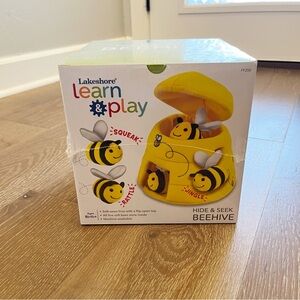 Lakeshore Learn & Play Yellow Hide & Seek Beehive Toy
